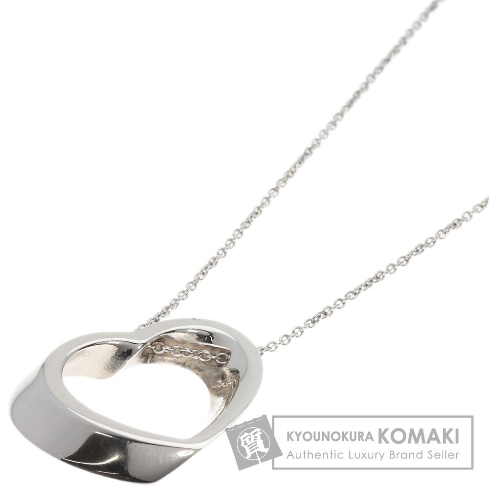 Tiffany Co Heart Necklace Silver - Picture 2 of 5